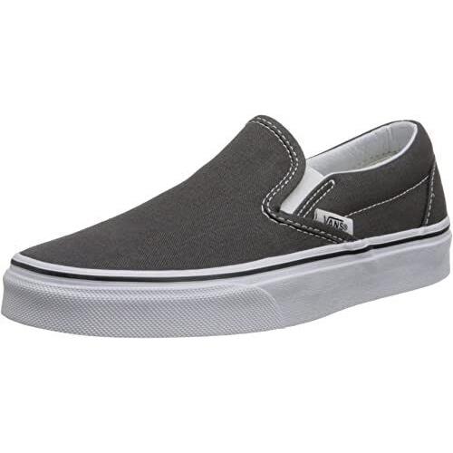 Vans Classic Slip-on VN-0EYECHR Men`s Charcoal White Shoes Size US 11.5 DT1