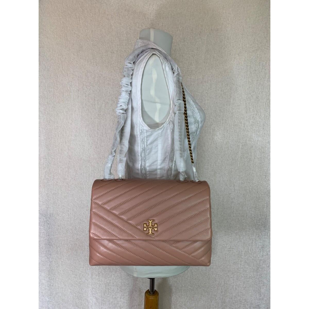 Tory Burch Meadowsweet/rolled Gold Kira Chevron Shoulder Bag