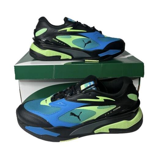 Puma Rs-fast LS Black Ocean Dive Mens Athletic Shoes Size 10 385707-01