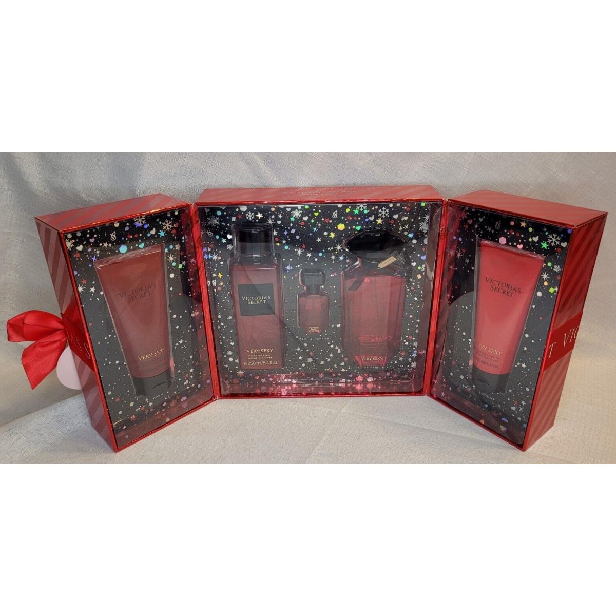 Victoria`s Secret Very Sexy 3.4oz Perfume Spray + Mist Lotion Gift Set