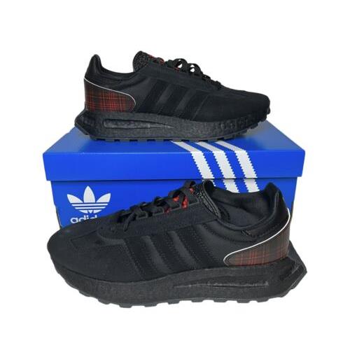 Adidas Mens Retropy E5 Core Black Running Shoes GZ4619 - Black