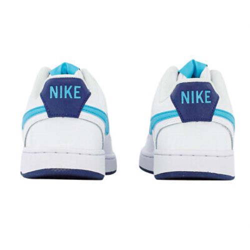 Men`s Nike Court Vision Lo White/turquoise Blue-blue Void DM1187 100