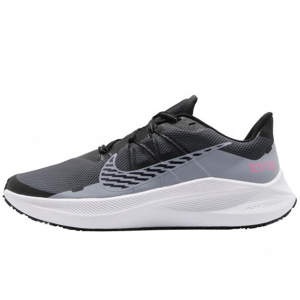 Nike Mens Winflo 7 Shield Runnig Shoes CU3870 403 - OBSDIAN MIST BLACK