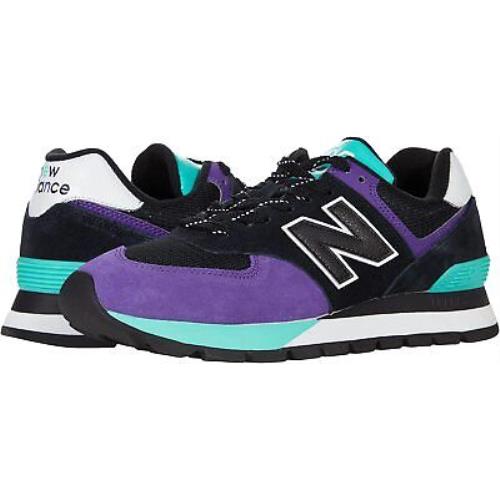 Balance 574D Rugged Black/purple Trail Running Shoes Men