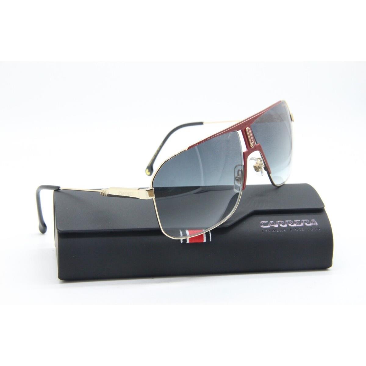 Carrera 1043/S AU29K Gold Red Grey Sunglasses W/case 65-12