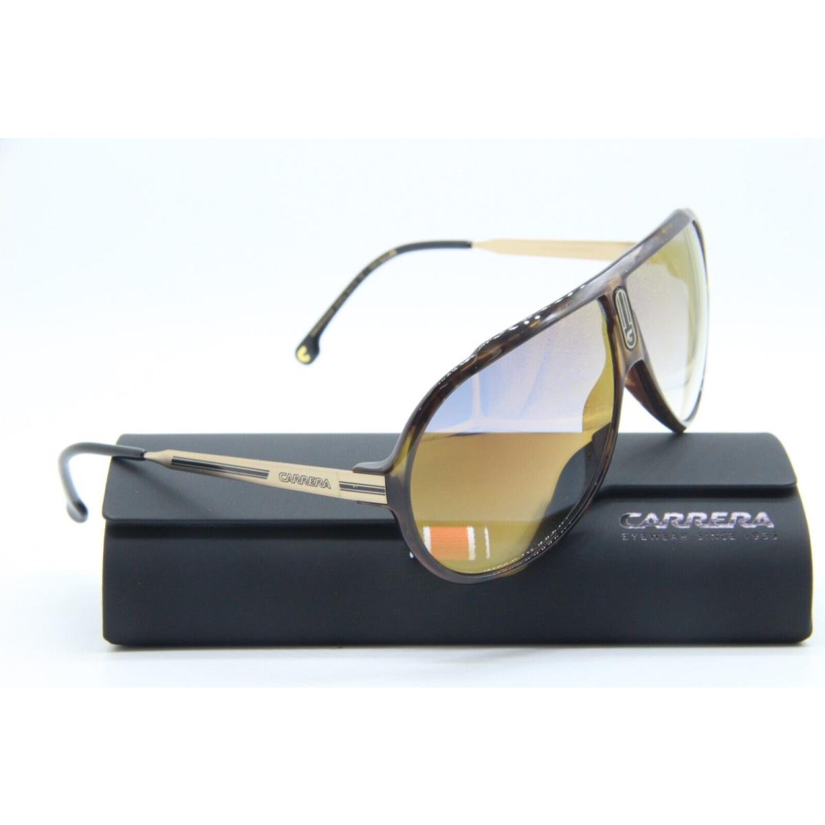 Carrera ENDURANCE65/N Epzfq Havana Gold Sunglasses W/case 63-10