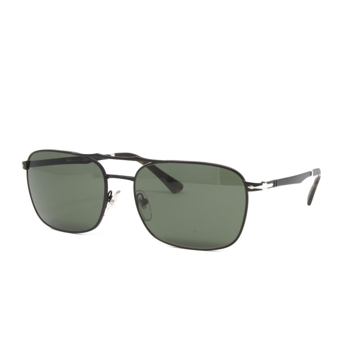 Persol Sunglasses Men`s PO2454S 107831 Black Frame Crystal Green Lens 60mm