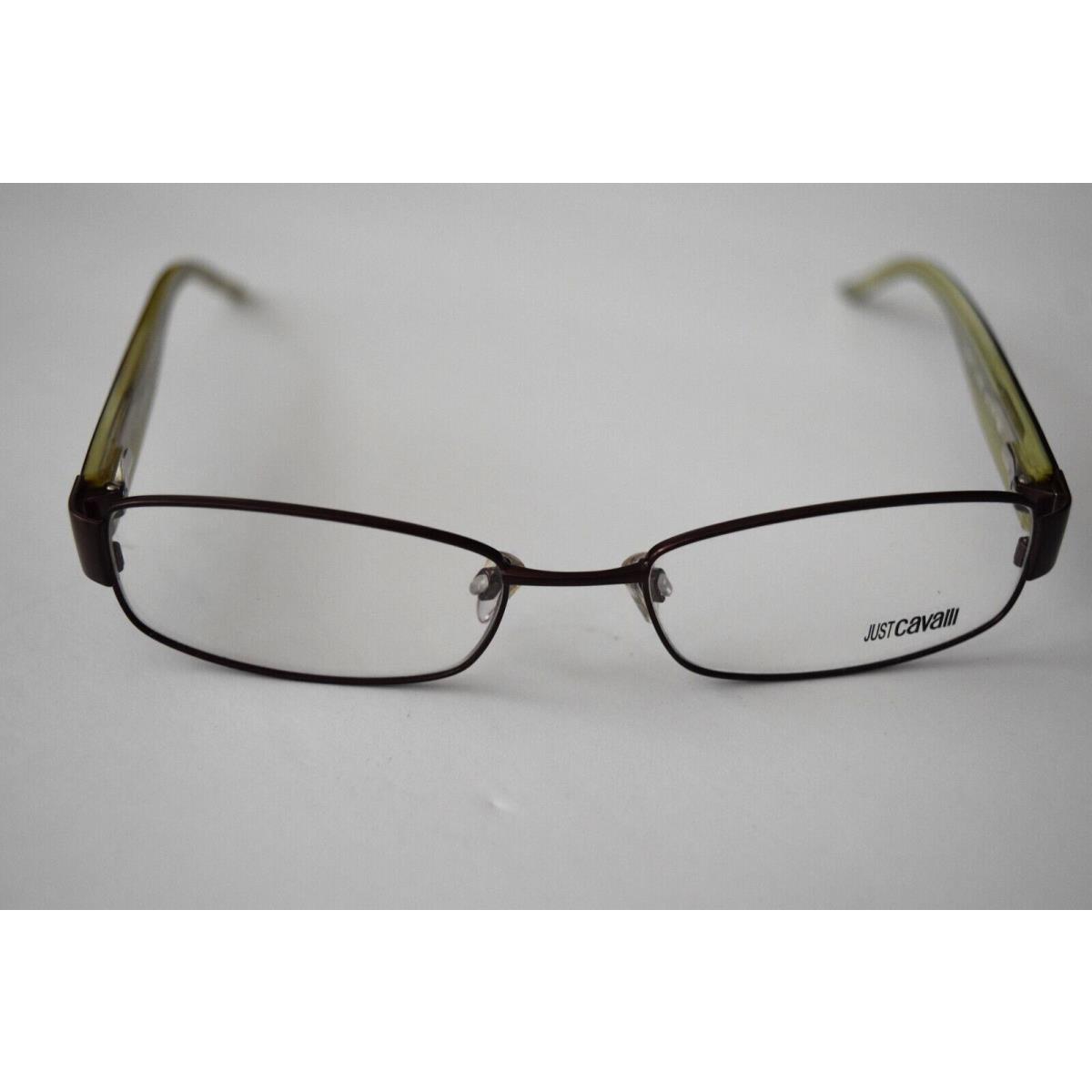 Just Cavalli Brown Green Optical JC165 830 52-17-135 RX Eyeglasses