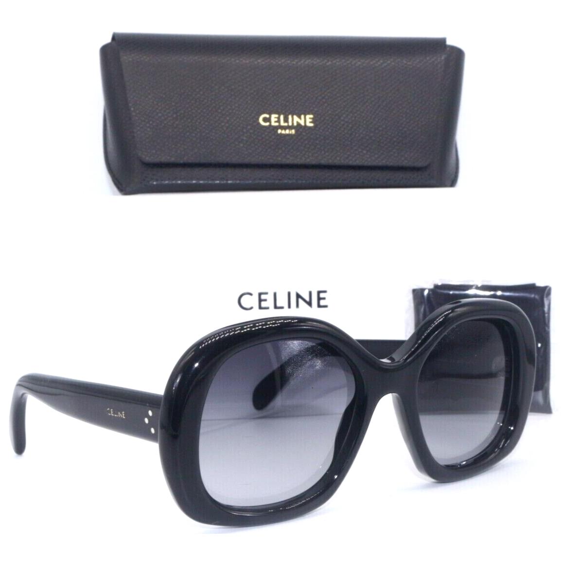 Celine CL 40163I 01B Black/grey Gradient Lens Sunglasses 55-19