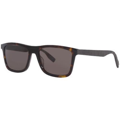 Hugo Boss BO0297/S 086IR Sunglasses Men`s Black/grey Lenses Square Shape 54mm