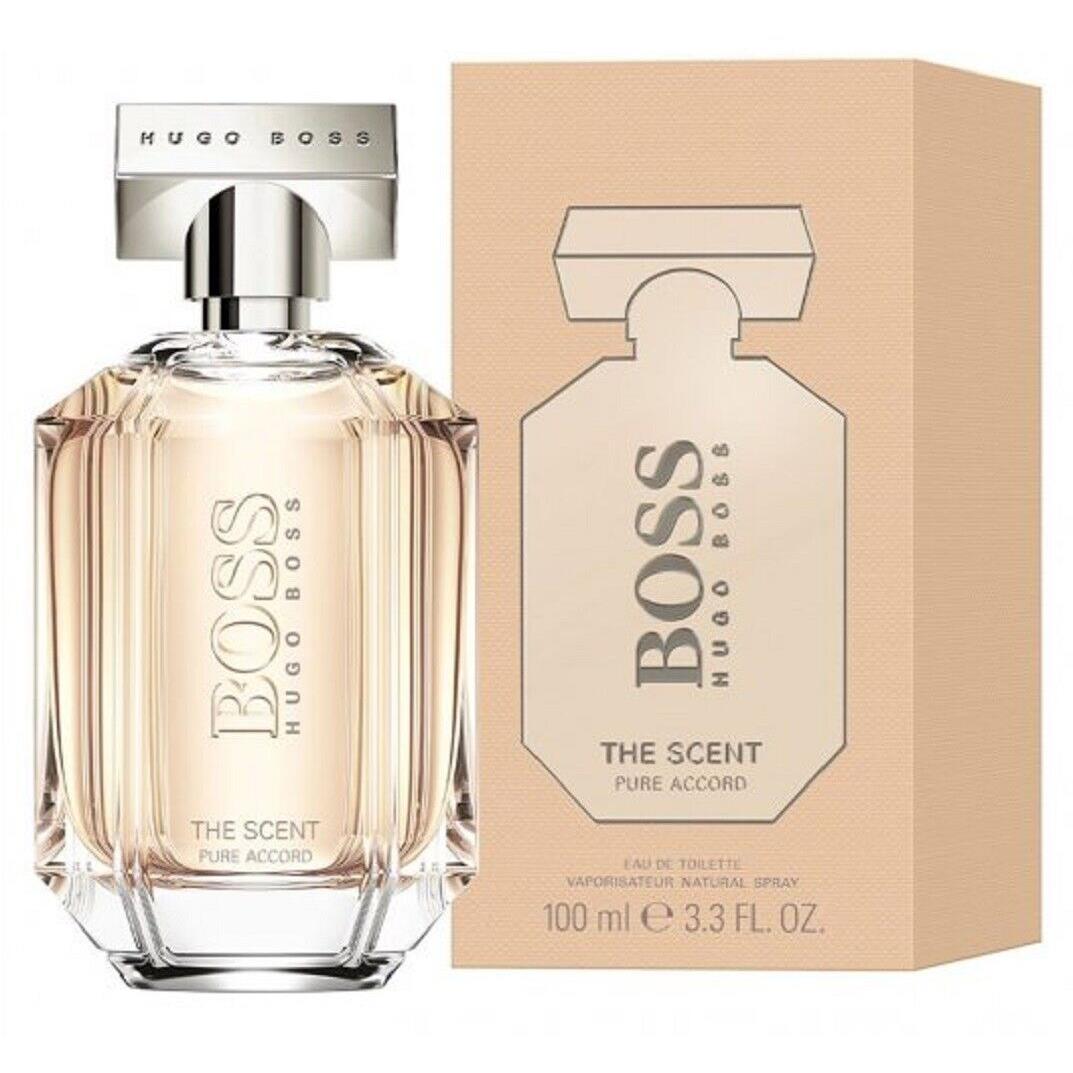 Boss The Scent Pure Accord Hugo Boss 3.3 oz / 100 ml Edt Women Perfume Spray