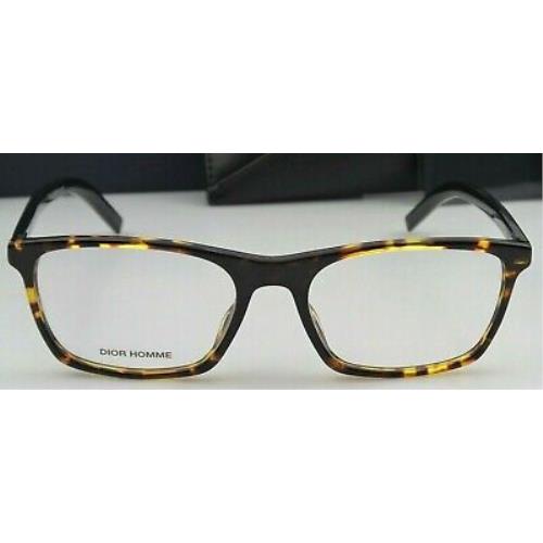 Dior BLACKTIE253 Men`s 53mm Yellow/red Havana Frame Eyeglasses W/tags