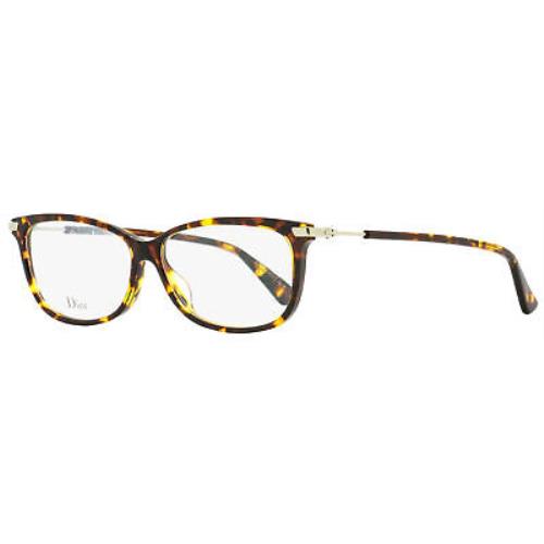 Dior Rectangular Eyeglasses Essence 8 Scl Yellow Havana/gold 55mm - Yellow Havana/Gold , Yellow Havana/Gold Frame, Clear Lens