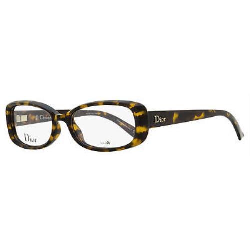 Dior Rectangular Eyeglasses CD3220 A6M Spotted Havana 52mm 3220