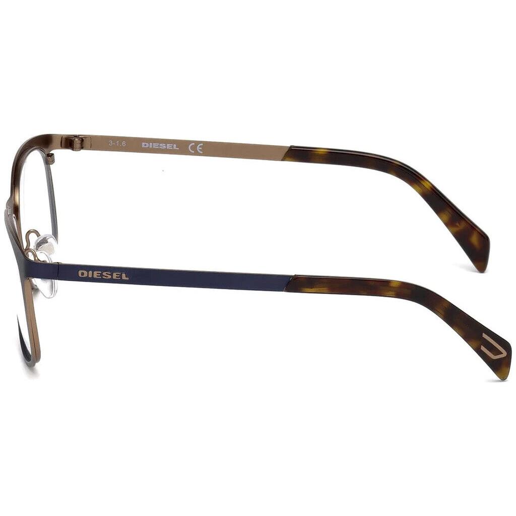 Diesel eyeglasses  - Blue , Blue Frame, Clear Lens 1