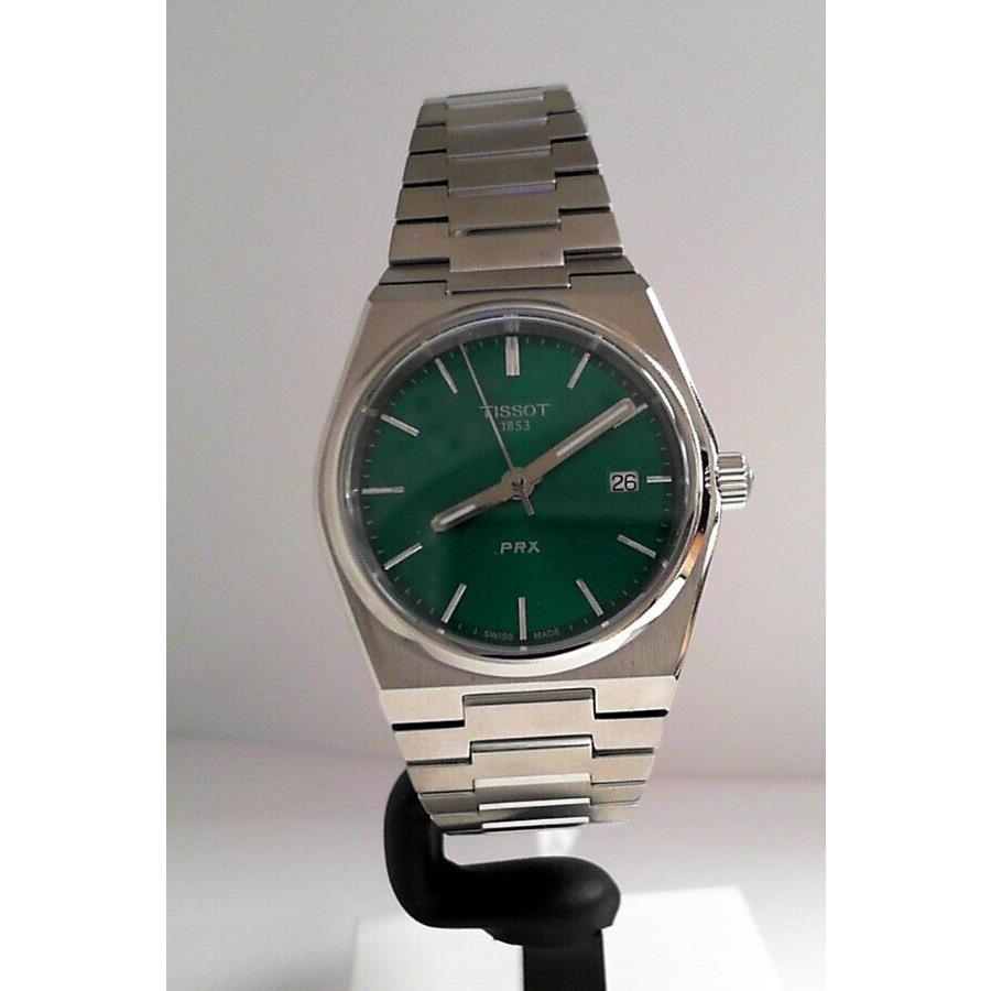 Tissot Prx Green Stainless Steel Watch T137.210.11.081.00