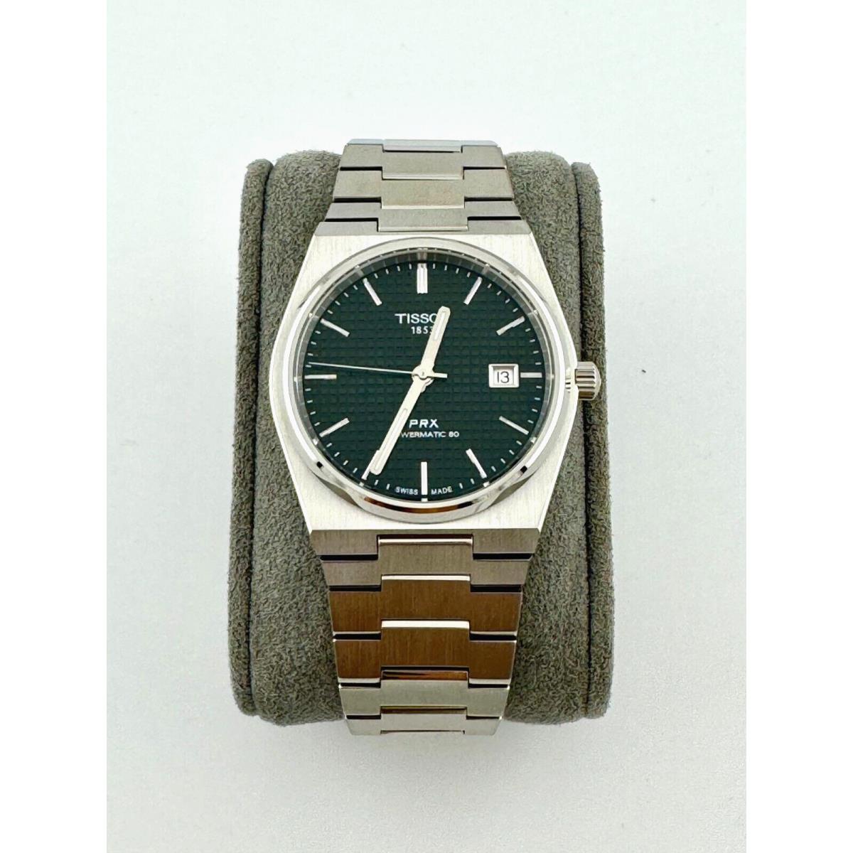 Tissot Powermatic 80 Green Honeycomb T137.407.11.091.00