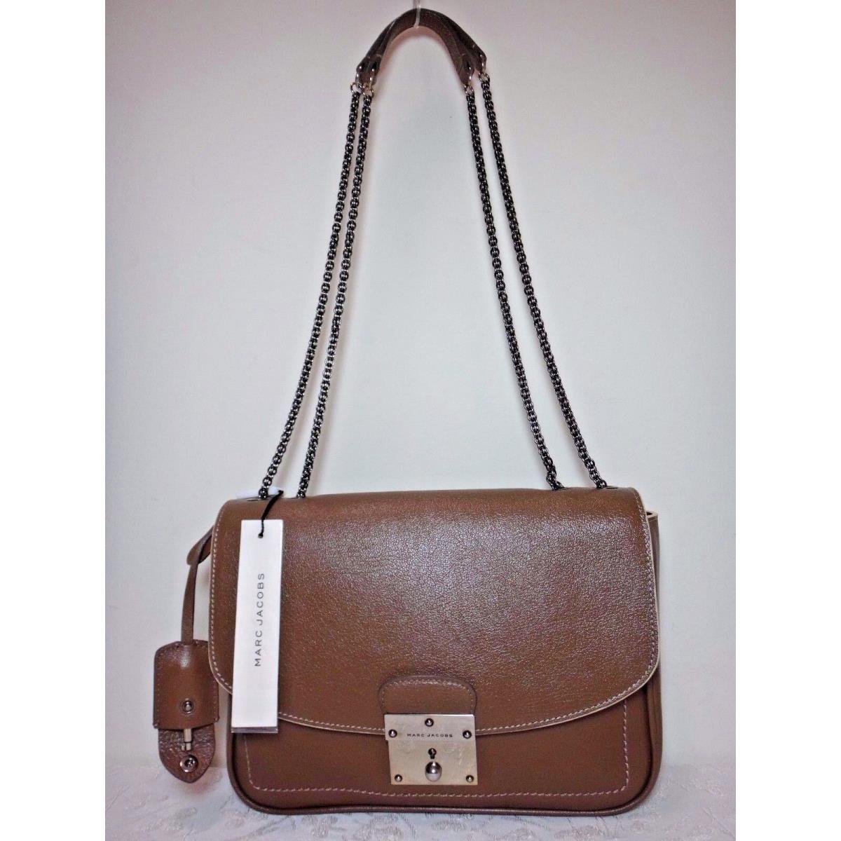 Marc By Marc Jacobs Mini Polly Leather Shoulder Bag Truffle/antique Nickel