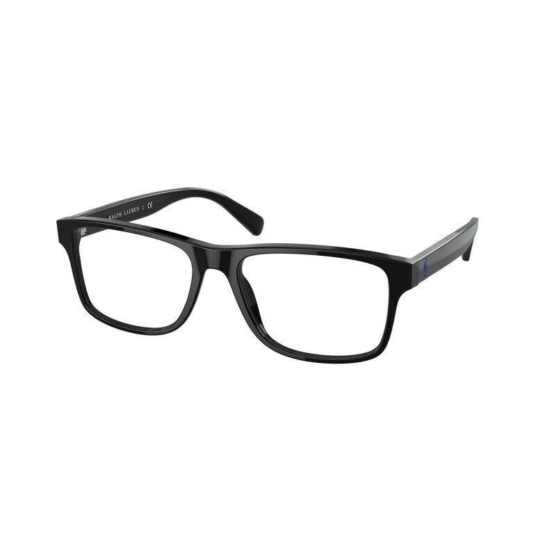 Polo Ralph Lauren PH2223 5001 Black Eyeglasses W/ Case 56 mm - Black Frame, Clear, Ready for your RX Lens, 5001 Code