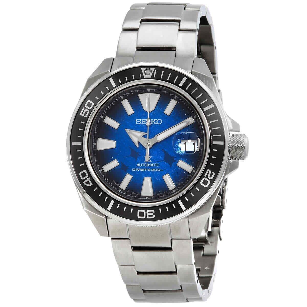 Seiko Men`s Automatic Prospex Analog Samurai Manta Ray Dial Divers Watch SRPE33