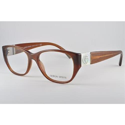 Giorgio Armani Eyeglasses AR 7016H 5155 Brown Fabric Size 53-16-140