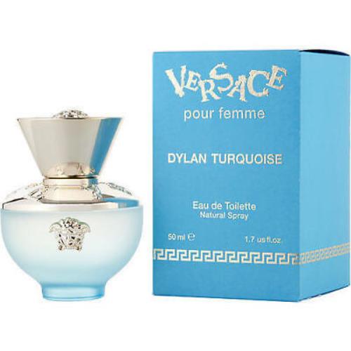 Versace Dylan Turquoise By Gianni Versace Edt Spray 1.7 Oz 8011003858545 Versace perfumes