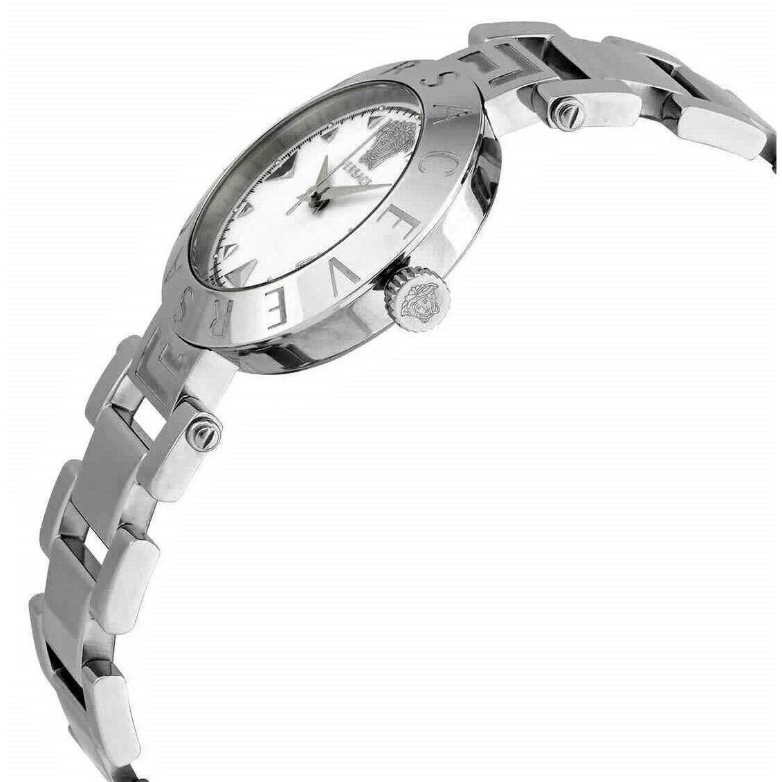 Versace Reve Stainless Steel White Dial Ladies Watch XLQ99D001S09