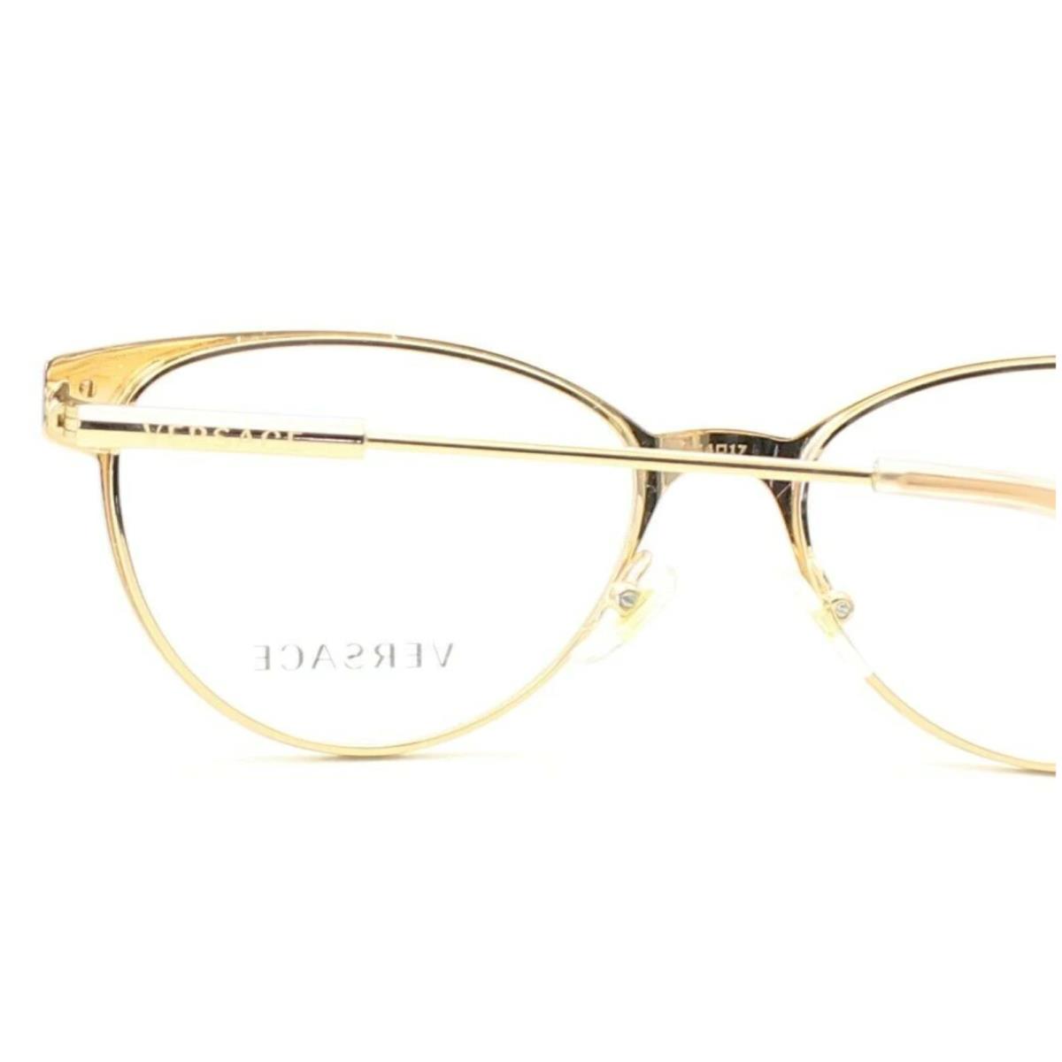 Versace Rx-able Cat Eye Eyeglasses Mod 1277 1412 54-17 140 Rose Gold Frames - Rose Gold, Frame: Rose Gold, Lens: