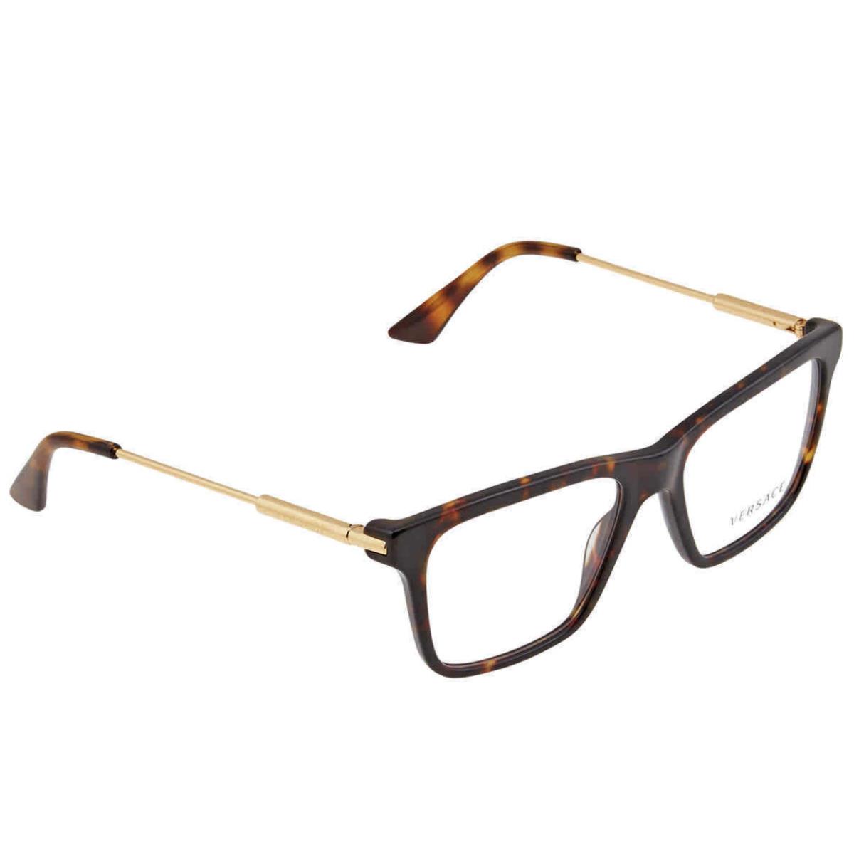 Versace Rx-able Eyeglasses Mod. 3308 108 53-17 145 Tortoise Gold Frames - Frame: Tortoise & Gold, Lens: