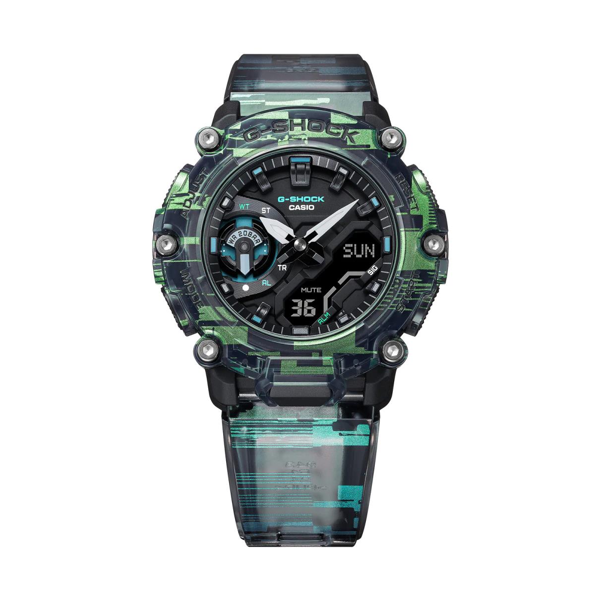 G-shock GA2200NN-1A Ana-digi Digital Glitch Blazing Iridescent