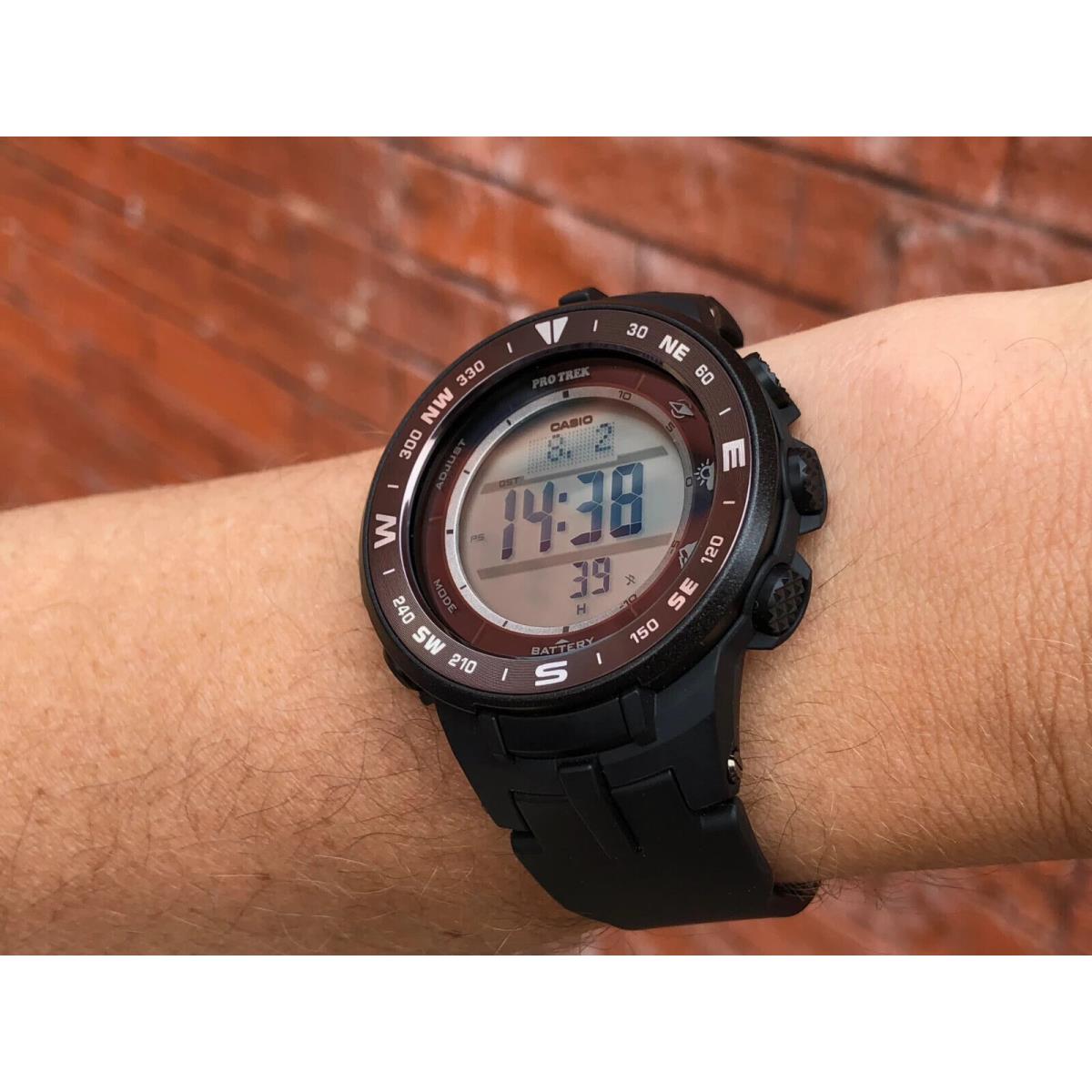 Casio Men`s Solar PRG-330-1CR Pro Trek Digital Display Quartz Black Watch
