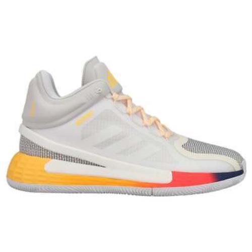 Adidas S23798 D Rose 11 Mens Basketball Sneakers Shoes Casual - White - Size