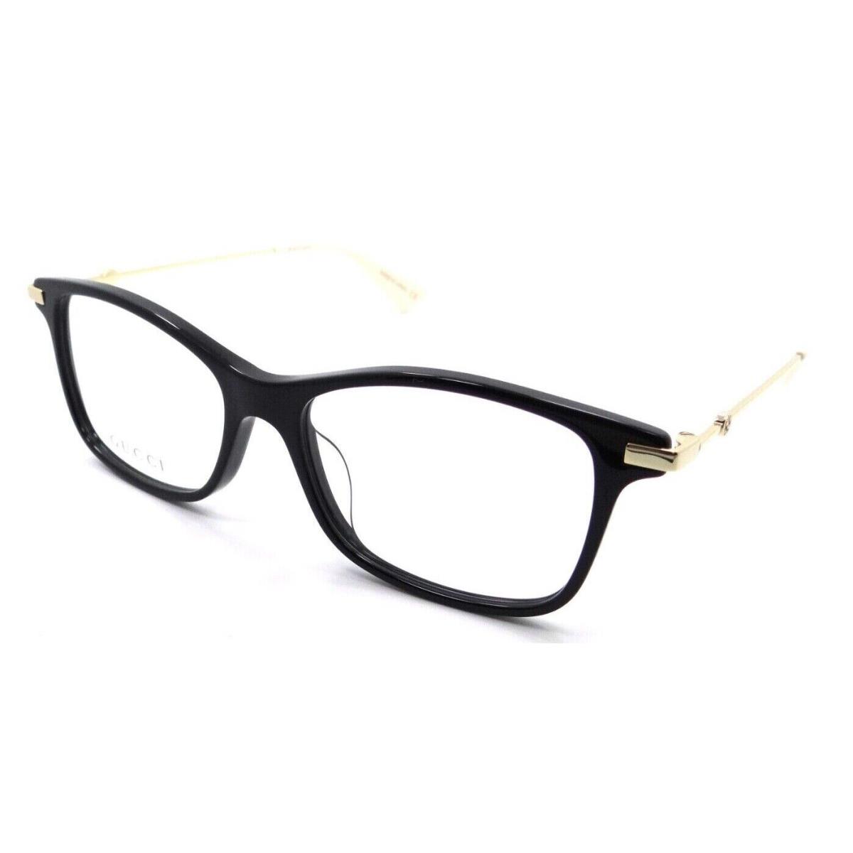 Gucci Eyeglasses Frames GG0513OA 007 55-17-145 Black / Gold Made in Japan