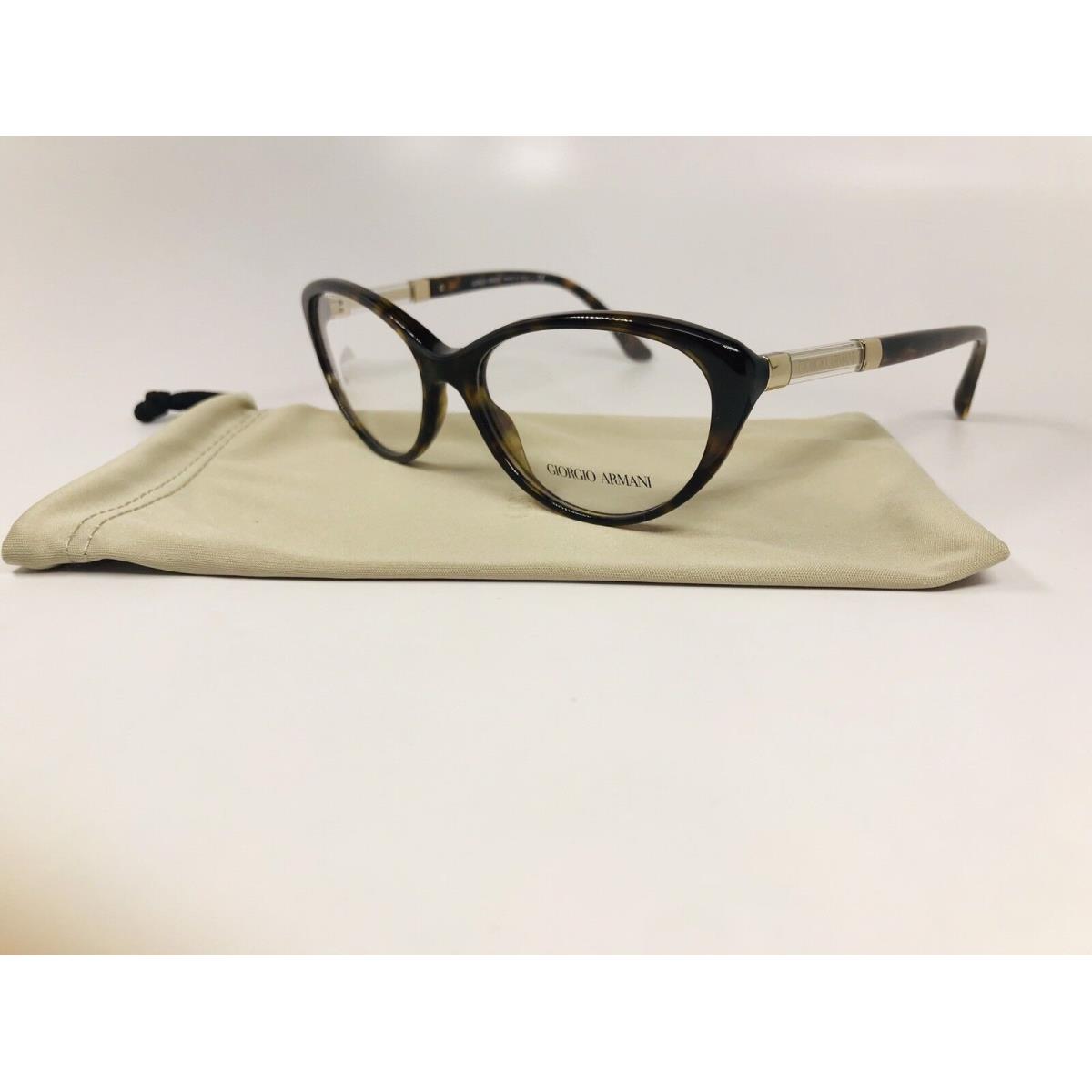 Giorgio Armani AR 7061 5026 Havana Gold Eyeglasses 54mm W/bag