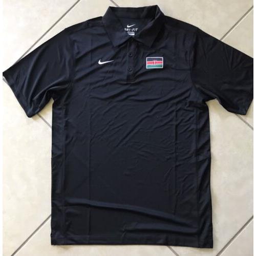 Nike Kenya Legend Polo Olympic Team Polo Shirt 997857-010 Team Issue Exclusive S