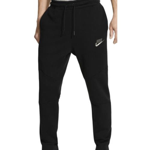 Nike Sportswear Punk Fleece Pants CU4269-010 Black/silver Men`s Large Sample