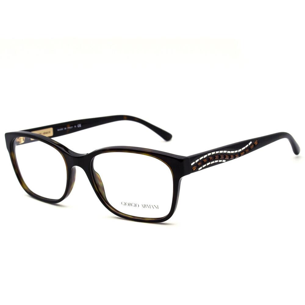 Giorgio Armani Eyeglasses AR7013-B 5026 Tortoise Frame Italy 53 17 140 Crystals