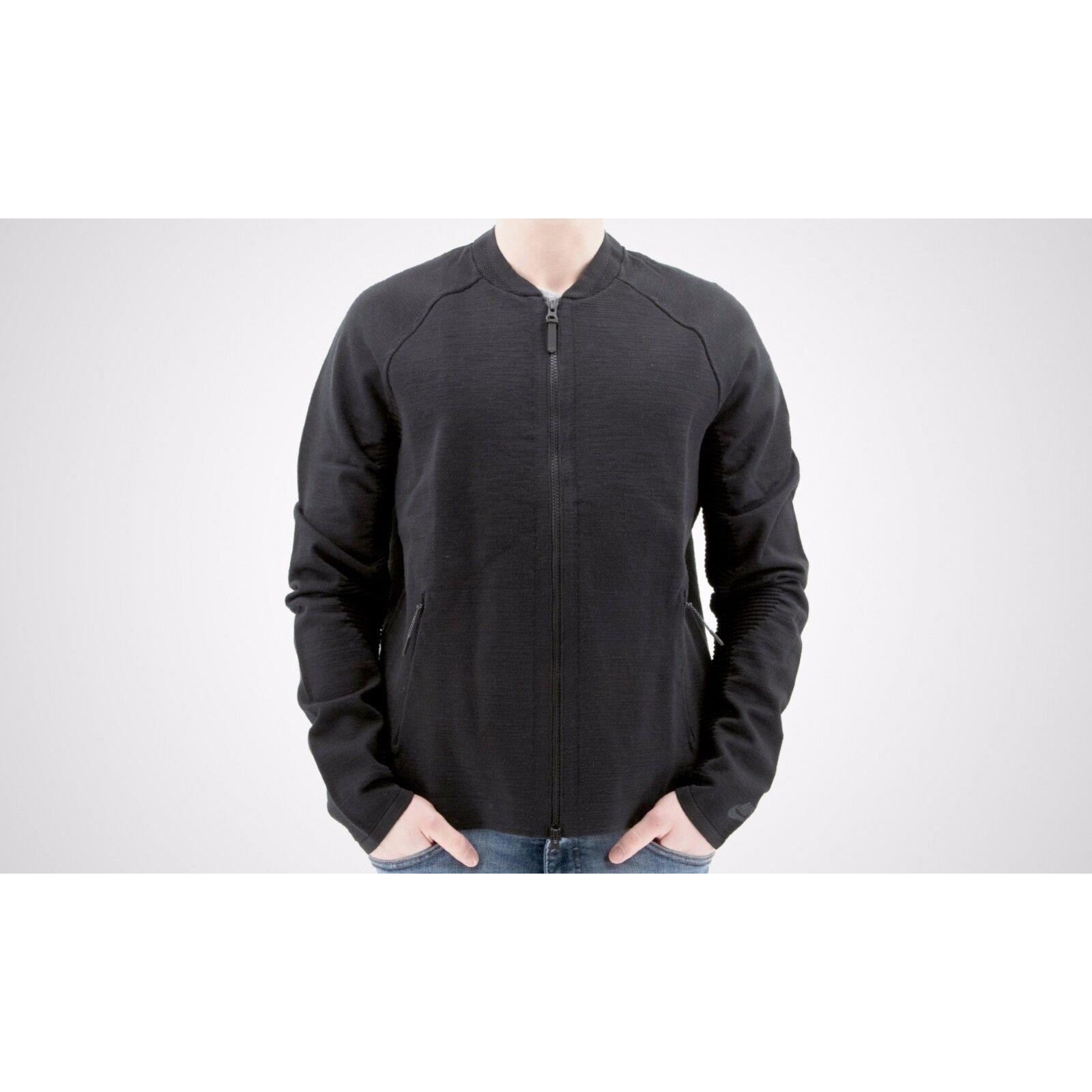 Nike Tech Knit Jacket Sz L Black 832178 010 Retail