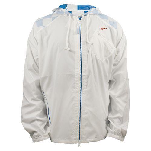 Nike Checkmate Mcenroe Hooded Tennis Jacket White-blue-red M Rare 362451-100
