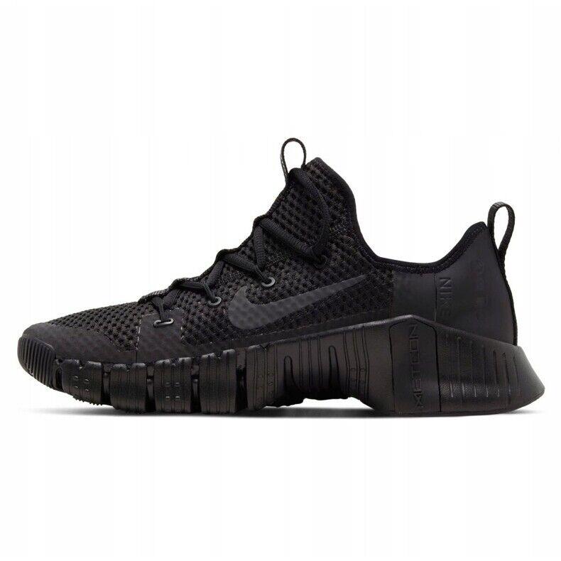 Nike Free Metcon 3 Mens Size 8.5 Training Shoes CJ0861 001 Black