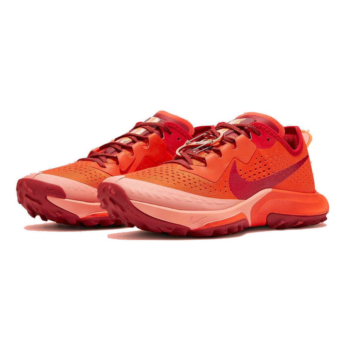 Nike Air Zoom Terra Kiger 7 Womens Size 7 Sneaker Shoes DM9469 800 Orange - Orange