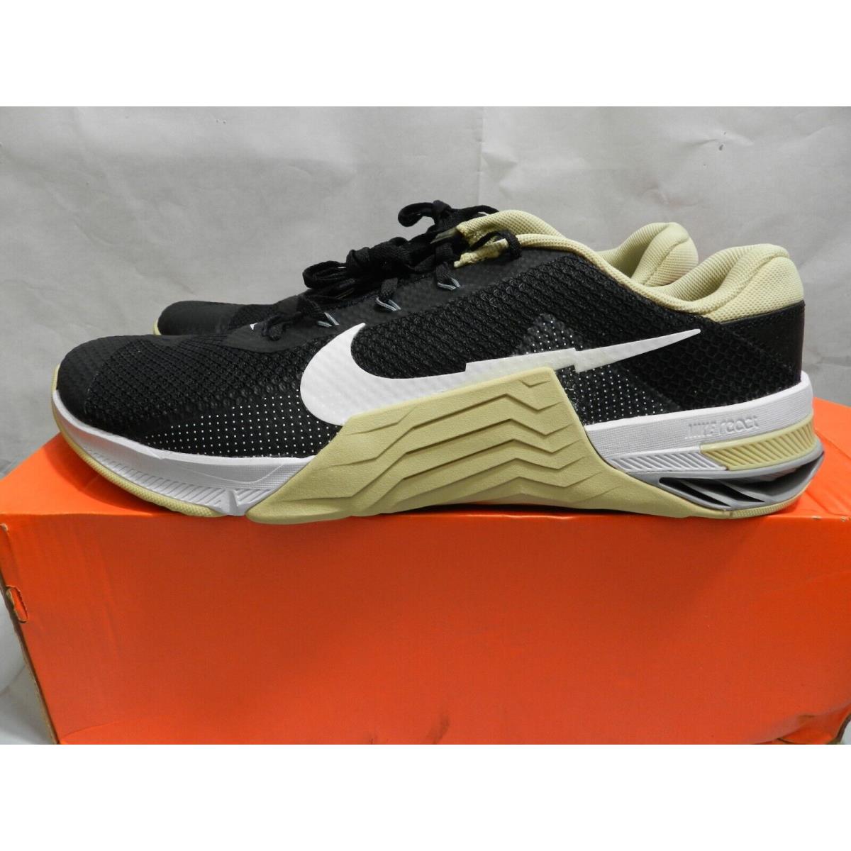 Nike Metcon 7 Trainer Crossfit Black Gold Shoes CZ8281 087 Mens Size 16 I25M