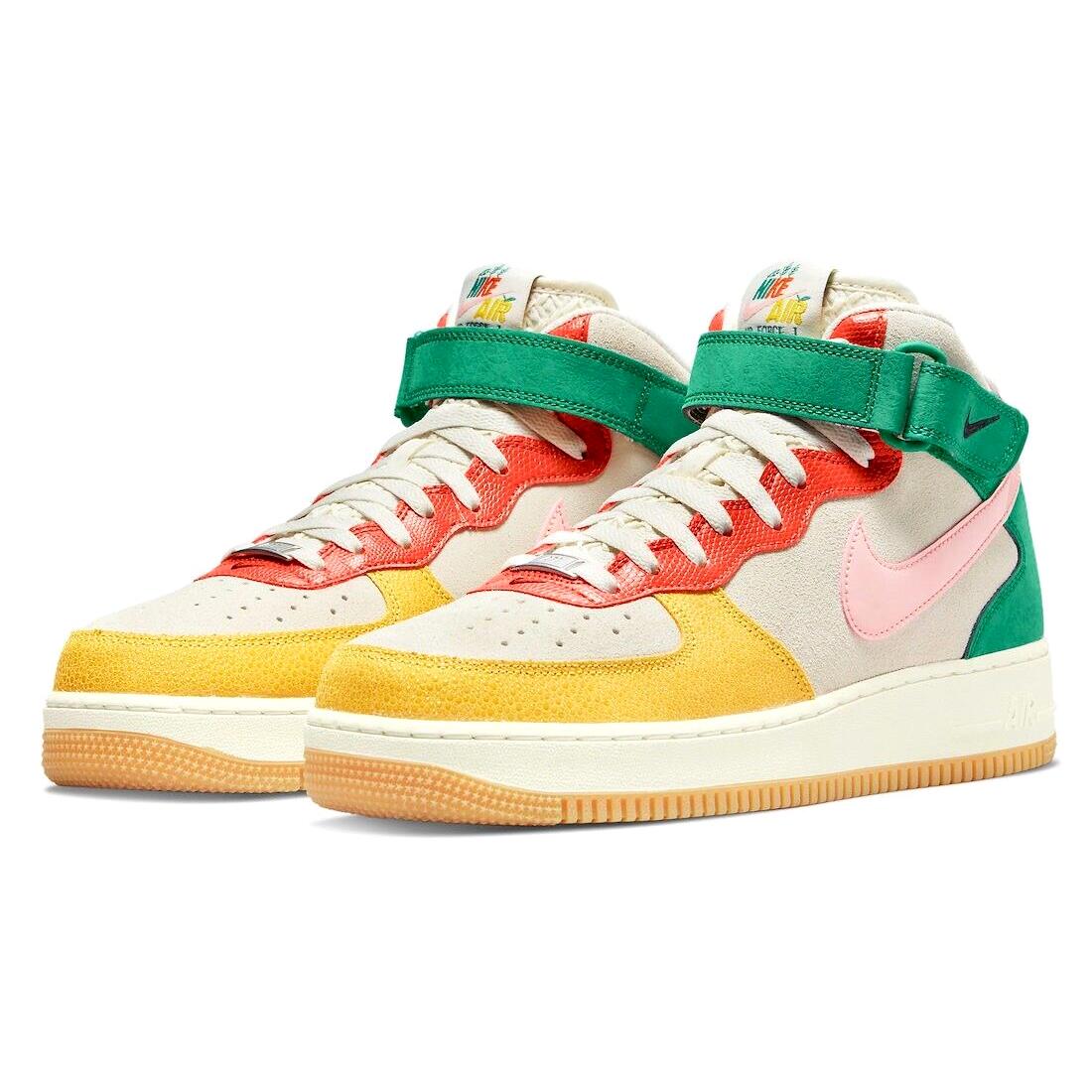 Nike Air Force 1 Mid NH Mens Size 9 Sneaker Shoes DR0158 100 Vivid Sulfur - Multicolor
