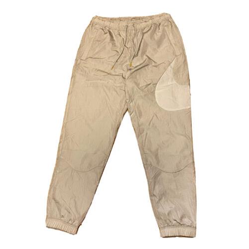 Nike Sportswear Swoosh Woven Pants Light Bone DD5969-072 Men s Size Medium