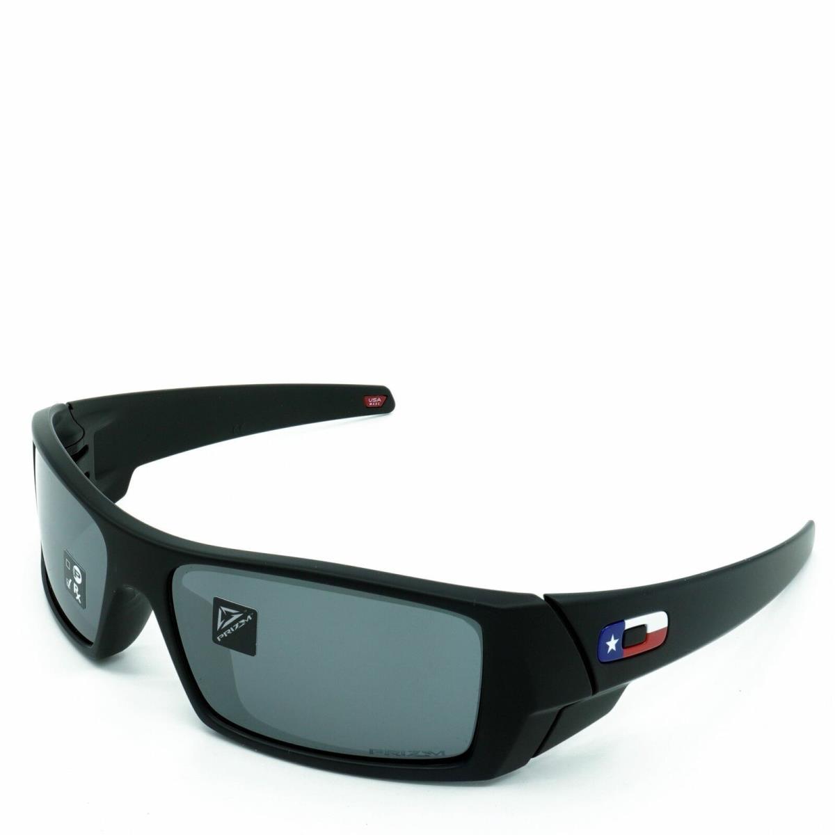 Oakley Sunglasses Gascan Matte Black W/prizm Black Texas Flag Icon OO9014-60 - Frame: Black, Lens: Black