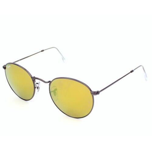 Ray-ban 3447 Round Metal Sunglasses RB3447 RB344702993 50mm - Gold Frame