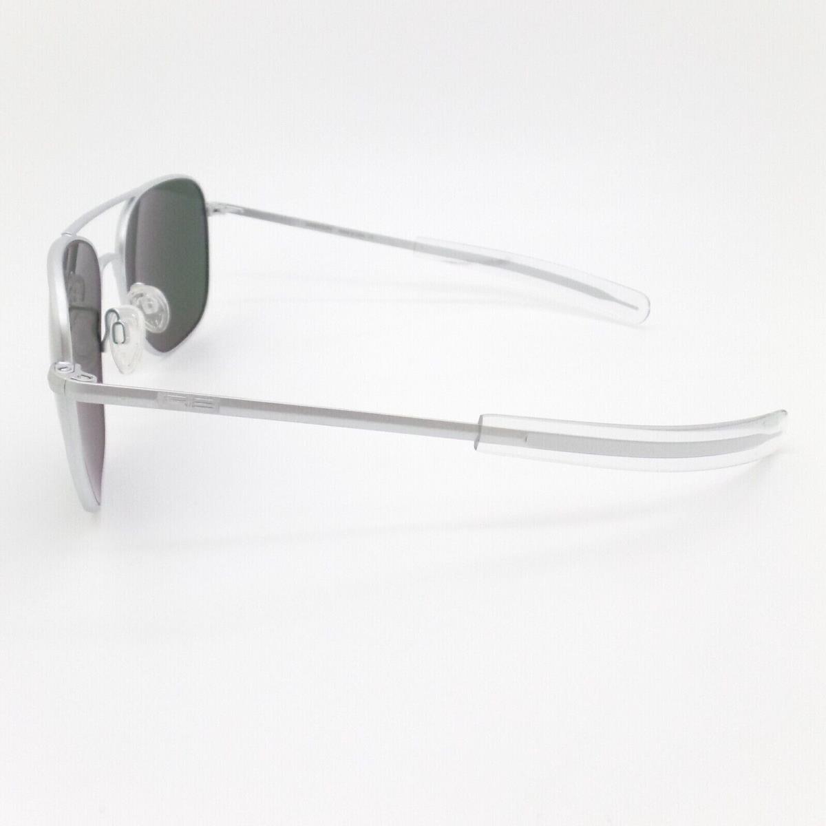 Randolph sunglasses Aviator - Matte Chrome Frame, AGX Green Lens 2