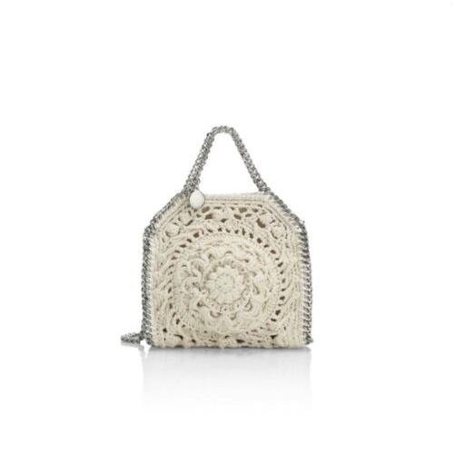 Stella Mccartney Falabella Chain Crochet Crossbody Tiny Bag