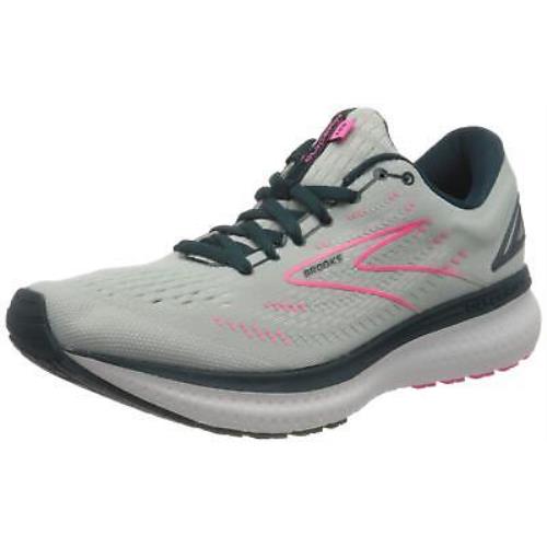 Brooks Womens Glycerin 19 Running Shoe - Ice Flow/navy/pink