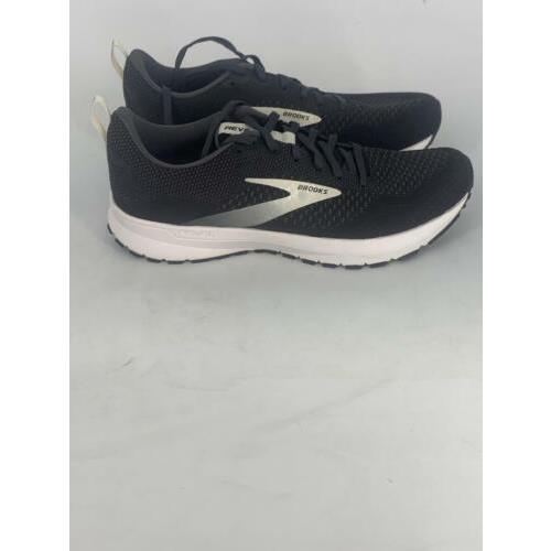Brooks Womens Comfort Revel 4 120337 1B 063 Black/silver Running Shoes Size 8.5